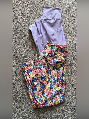 Old Navy Active Powersoft Pocket Leggings Size S Purple Lilac Only NWOT